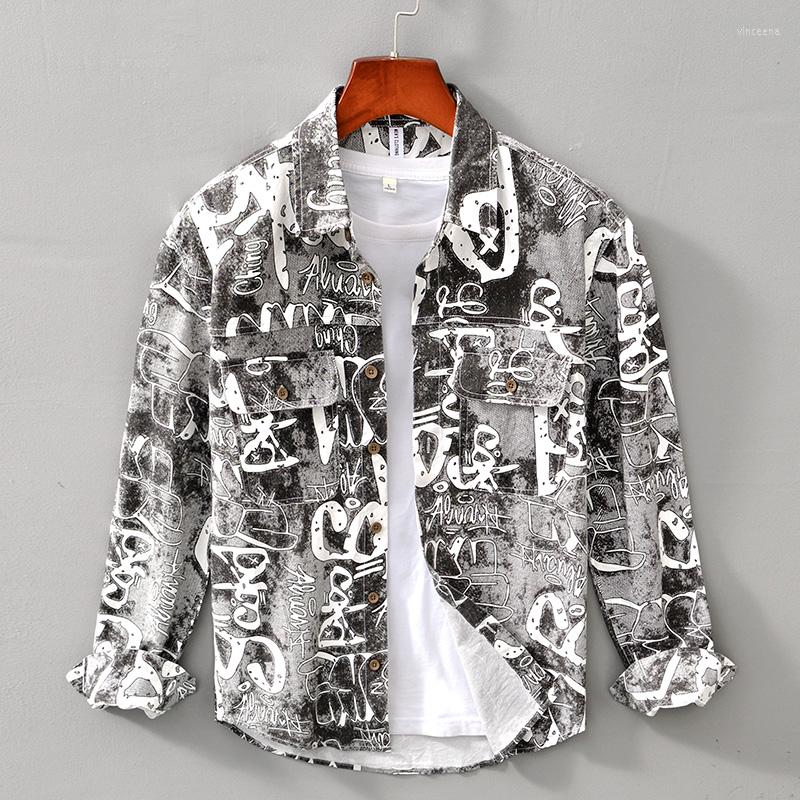 Men's Casual Shirts Designer Long-sleeved Printed Pure Coton Shirt Men Brand Fashion American Style For Camisa Masculina Chemise, Khaki
Men's Casual Shirts Designer Long-sleeved Printed Pure Coton Shirt Men Brand Fashion American Style For Camisa Masculina Chemise, Khaki
