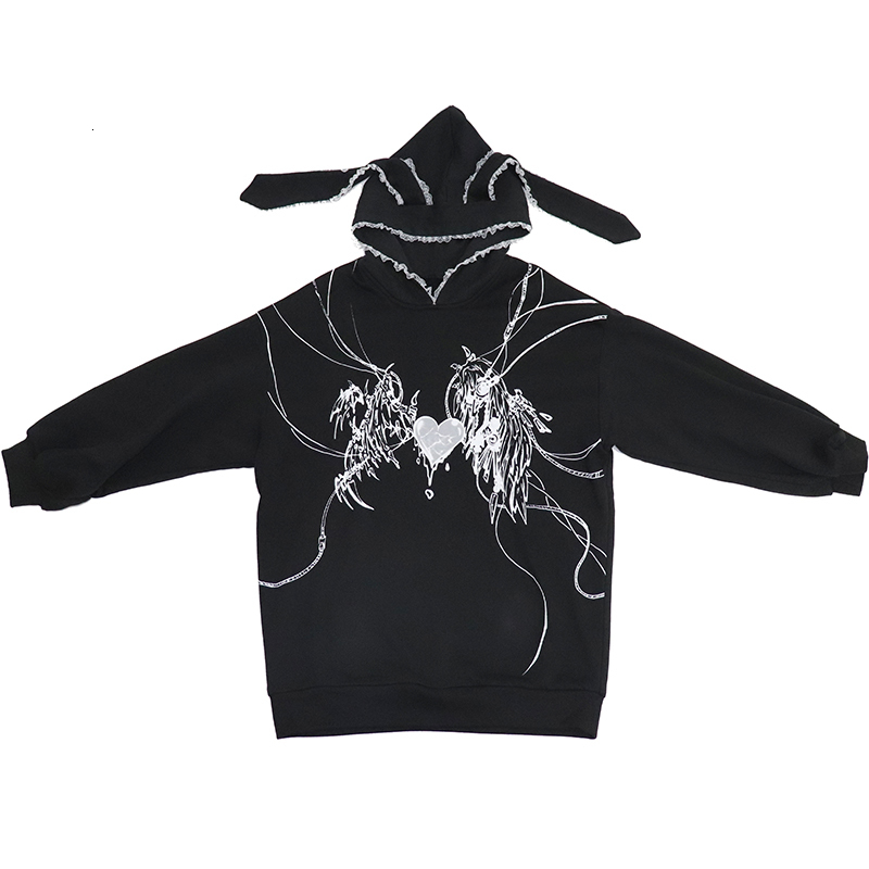 Women's Hoodies Sweatshirts Y2k Harajuku Gothic Grunge Mechanical Rabbit Ears Hooded Black Hoodie Women Autumn Punk Fashion Streetwear 221206, Beige
Women's Hoodies Sweatshirts Y2k Harajuku Gothic Grunge Mechanical Rabbit Ears Hooded Black Hoodie Women Autumn Punk Fashion Streetwear 221206, Beige