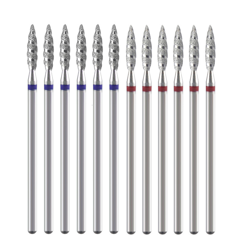 Nail Art Equipment 10PCS Tornado Flame Diamond Nail Drill Bit For Manicure Machine Cutters Rotary Burr Drill Accessories Spiral Nail Mills Tool 221206
Nail Art Equipment 10PCS Tornado Flame Diamond Nail Drill Bit For Manicure Machine Cutters Rotary Burr Drill Accessories Spiral Nail Mills Tool 221206