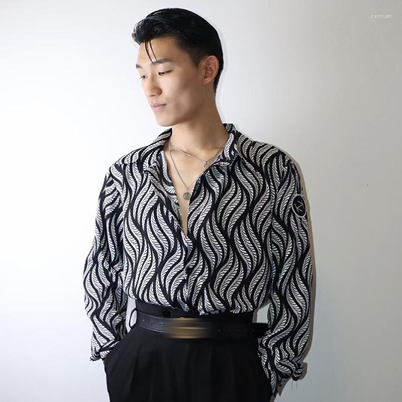 Stage Wear Male Latin Dance Clothes Long Sleeves Shirts Men Practice Clothing Cha Rumba Samba Ballroom Tops Loose DNV16703, Black
Stage Wear Male Latin Dance Clothes Long Sleeves Shirts Men Practice Clothing Cha Rumba Samba Ballroom Tops Loose DNV16703, Black