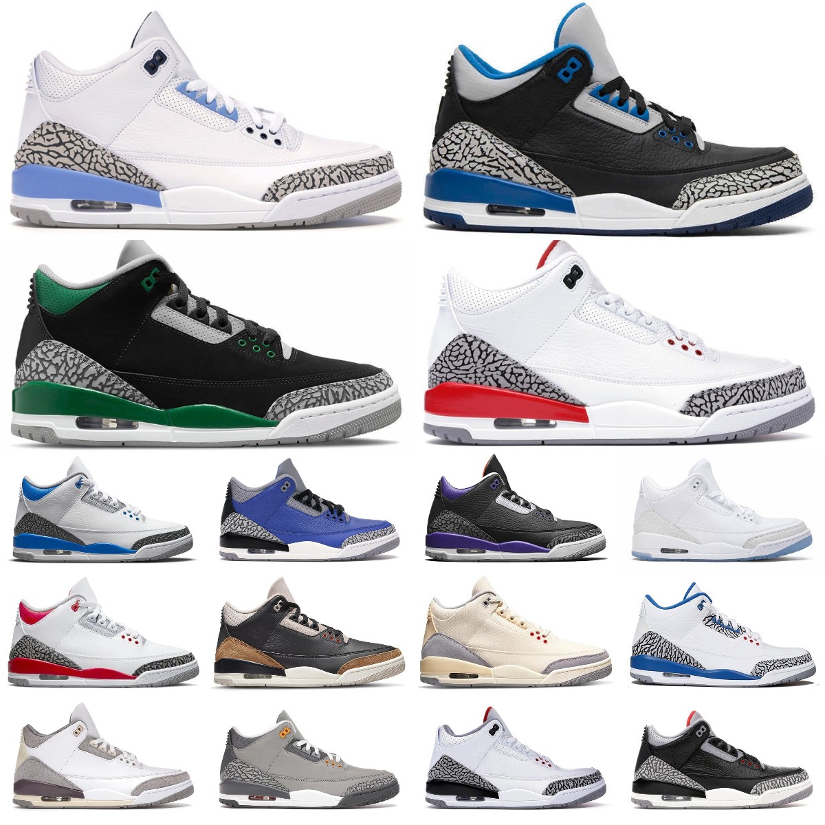 Quality Basketball Shoes Men Retro 3 3s Fire Cardinal Red UNC Dark Iris Georgetown Muslin Black Gold Desert Black Cement Pine Green Grey Mens Trainers Sports Sneakers, Bubble column
Quality Basketball Shoes Men Retro 3 3s Fire Cardinal Red UNC Dark Iris Georgetown Muslin Black Gold Desert Black Cement Pine Green Grey Mens Trainers Sports Sneakers, Bubble column