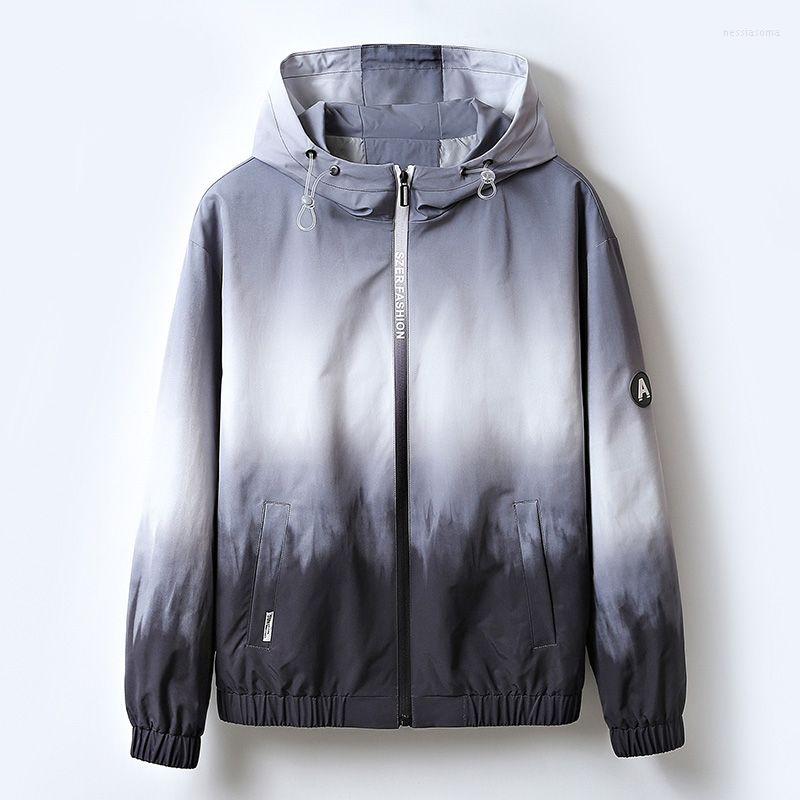 Men's Jackets Spring And Autumn Hooded Coat Men's Gradient Color -proof Streetwear Jacket Large Size Clothing For Men Casual Tops, Blue
Men's Jackets Spring And Autumn Hooded Coat Men's Gradient Color -proof Streetwear Jacket Large Size Clothing For Men Casual Tops, Blue