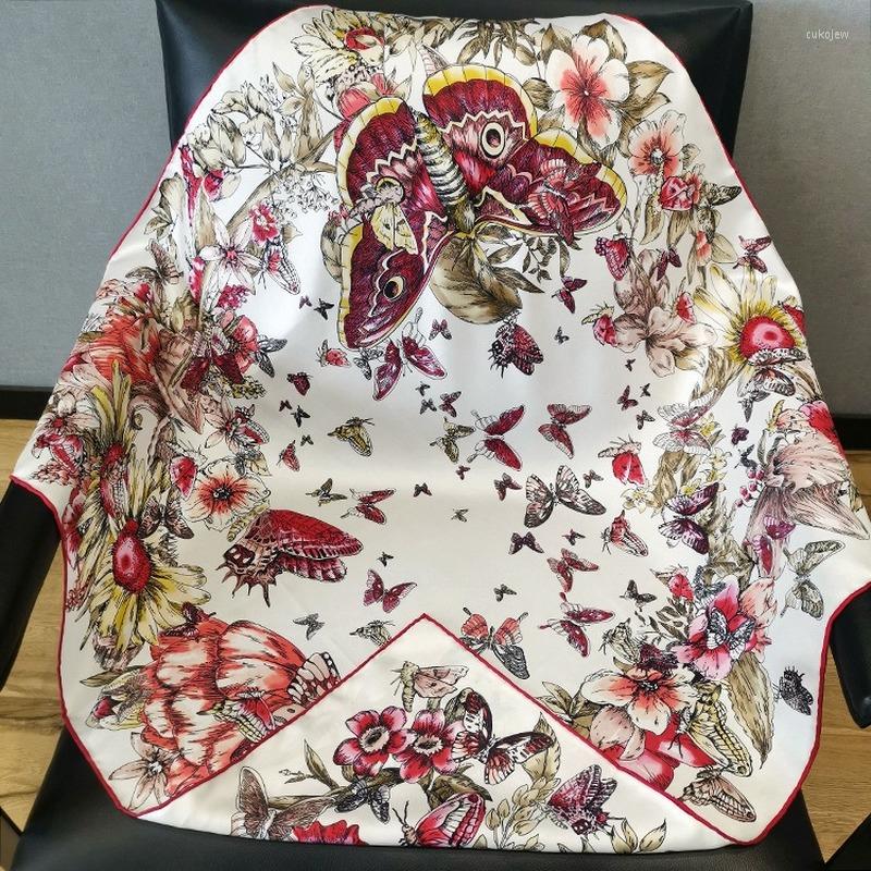 Scarves Scarf Woman Smart Butterfly Double-sided Same Color Twill 90 90cm Edge Hijab Shawl Hijabs For 
Scarves Scarf Woman Smart Butterfly Double-sided Same Color Twill 90 90cm Edge Hijab Shawl Hijabs For