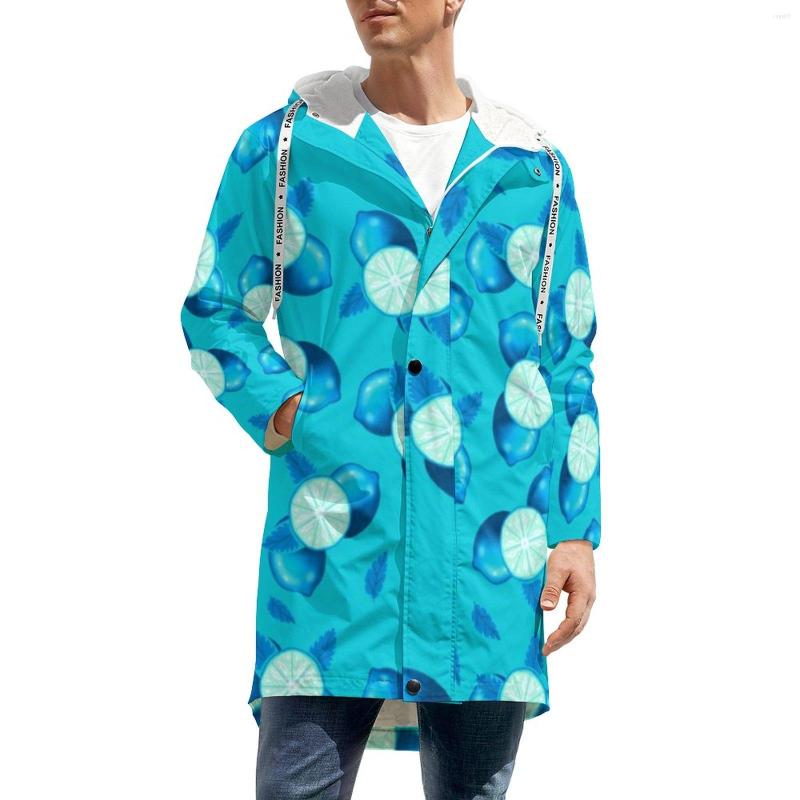 Men' Trench Coats Lemon Print Blue Lime Fruits Vintage Casual Winter Jackets Long Straight Thick Windbreak Graphic Oversized Loose Clothing, Style-1
Men' Trench Coats Lemon Print Blue Lime Fruits Vintage Casual Winter Jackets Long Straight Thick Windbreak Graphic Oversized Loose Clothing, Style-1