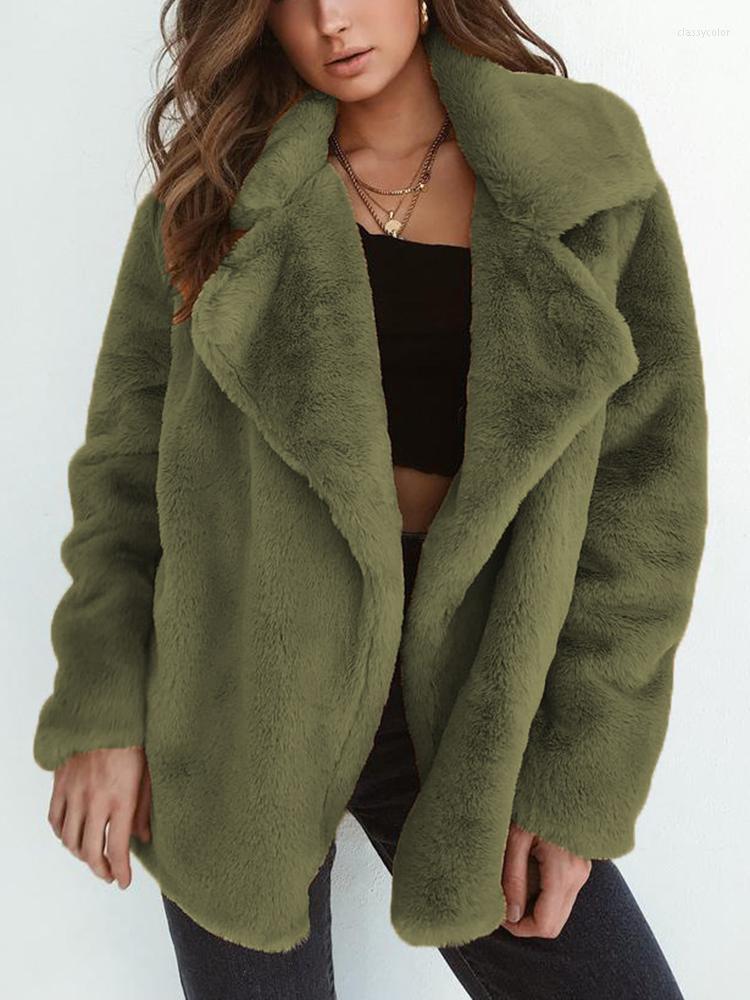 Women' Fur Women Faux Coat Long Sleeve Jacket Autumn Winter Fashion Turn-Down Collar Office Ladies Suit Warm Overcoat, White
Women' Fur Women Faux Coat Long Sleeve Jacket Autumn Winter Fashion Turn-Down Collar Office Ladies Suit Warm Overcoat, White