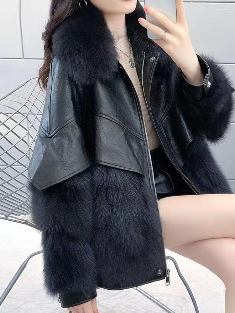 Women' Fur Nicemix Fake Coat Female 2022 Winter Korean PU Leather Imitation Padded Jacket Long Thickened Parkas, Beige
Women' Fur Nicemix Fake Coat Female 2022 Winter Korean PU Leather Imitation Padded Jacket Long Thickened Parkas, Beige