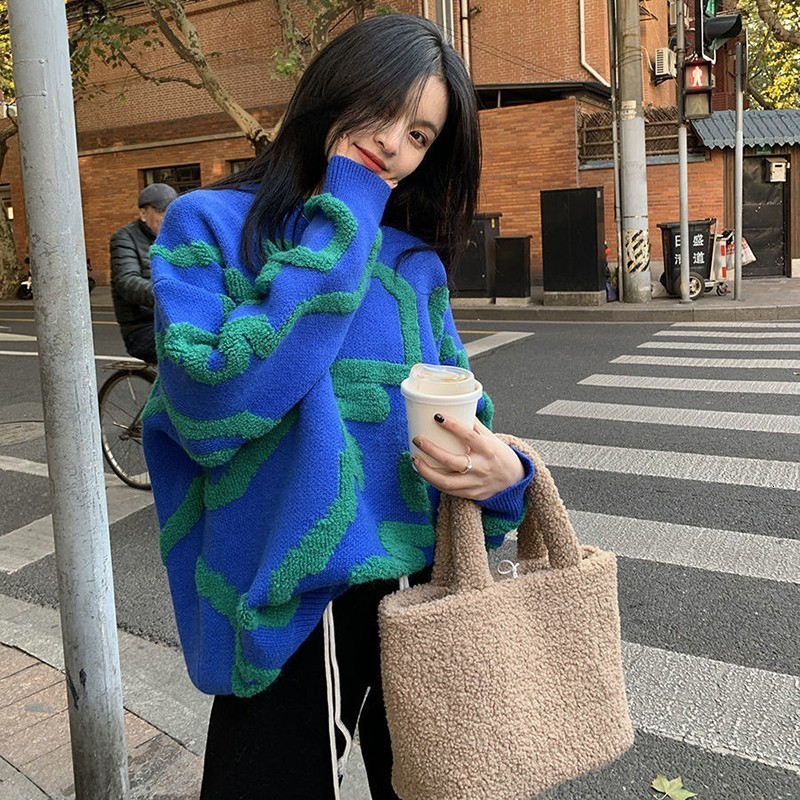 Women Sweaters Arrival Autumn Winter Korean Style Women Casual Loose O neck Cartoon Pullover All matched Long Sleeve Sweater P325 221206, Black
Women Sweaters Arrival Autumn Winter Korean Style Women Casual Loose O neck Cartoon Pullover All matched Long Sleeve Sweater P325 221206, Black
