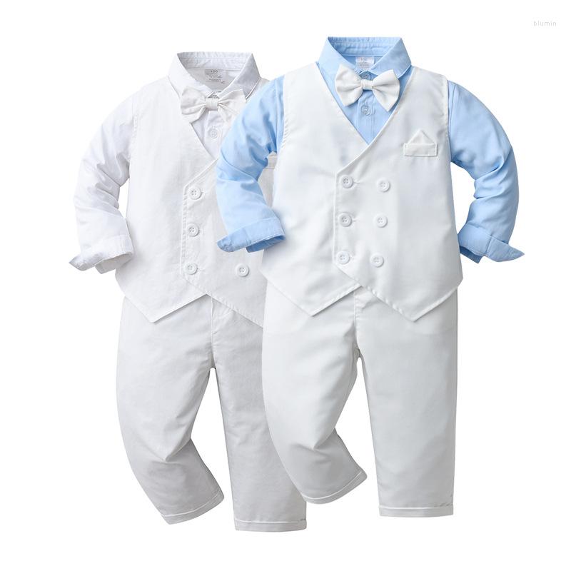 Clothing Sets 1 2 3 4 5 Years Children's Christening Dress Solid Lapel Long Sleeve Clothes Boy Gentleman Autumn Costume Kid 1st Baptism, Blue
Clothing Sets 1 2 3 4 5 Years Children's Christening Dress Solid Lapel Long Sleeve Clothes Boy Gentleman Autumn Costume Kid 1st Baptism, Blue