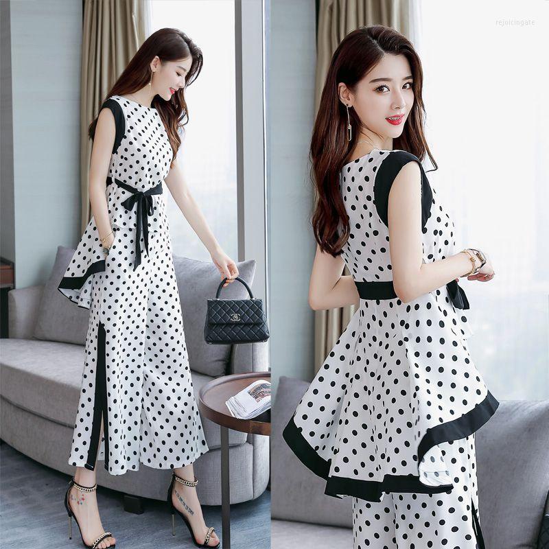 Women' Tracksuits Women' Wide Leg Pants Suit Female Summer Temperament Commute Chiffon Wave Point Shirt Loose Nine Two Sets
Women' Tracksuits Women' Wide Leg Pants Suit Female Summer Temperament Commute Chiffon Wave Point Shirt Loose Nine Two Sets