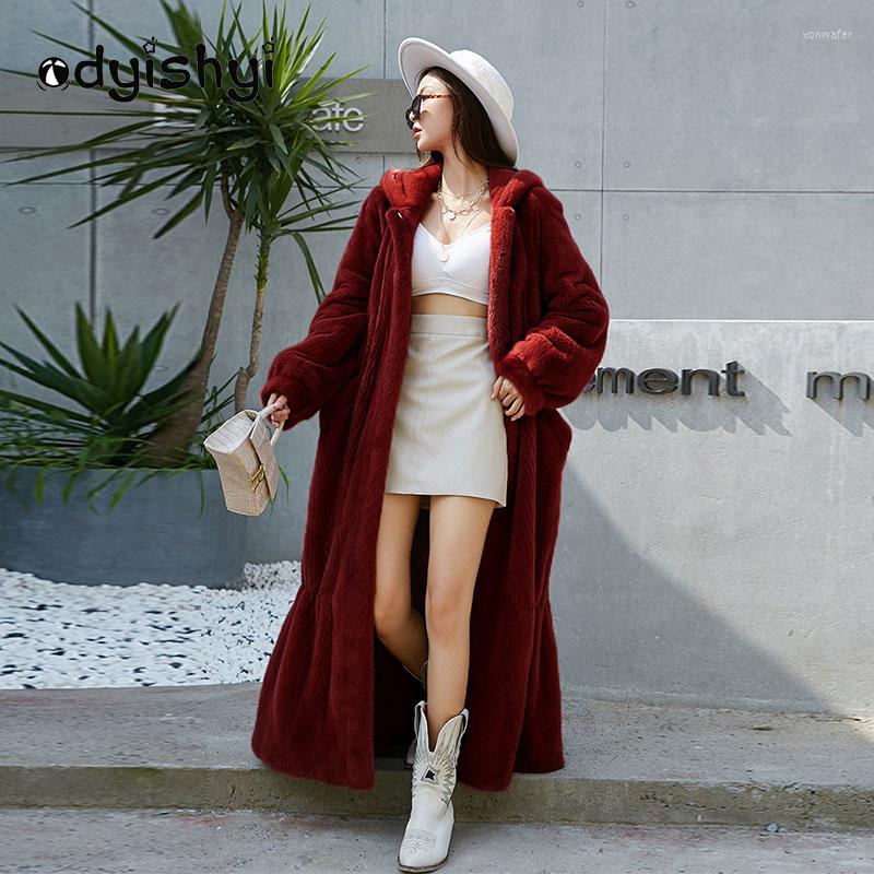 Women' Fur -5XL Large Size Winter Women Faux Jacket With Hood Trim X-Long Imitation Lamb Coat Loose Warm Outwear Female YD276, Khaki
Women' Fur -5XL Large Size Winter Women Faux Jacket With Hood Trim X-Long Imitation Lamb Coat Loose Warm Outwear Female YD276, Khaki