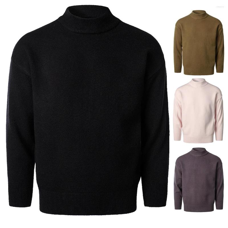 Men's Sweaters YM649 High-quality Loose Men's Solid Color Sweater Winter Of 2022 With Half-height Collar And Raglan Sleeve Bottoming, Black
Men's Sweaters YM649 High-quality Loose Men's Solid Color Sweater Winter Of 2022 With Half-height Collar And Raglan Sleeve Bottoming, Black