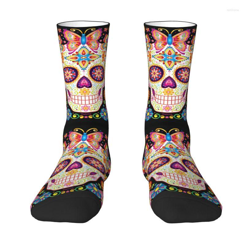 Men's Socks Sugar Skull With Butterflies And Flowers By Thaneeya McArdle Dress Mens Womens Warm Funny Novelty Crew
Men's Socks Sugar Skull With Butterflies And Flowers By Thaneeya McArdle Dress Mens Womens Warm Funny Novelty Crew