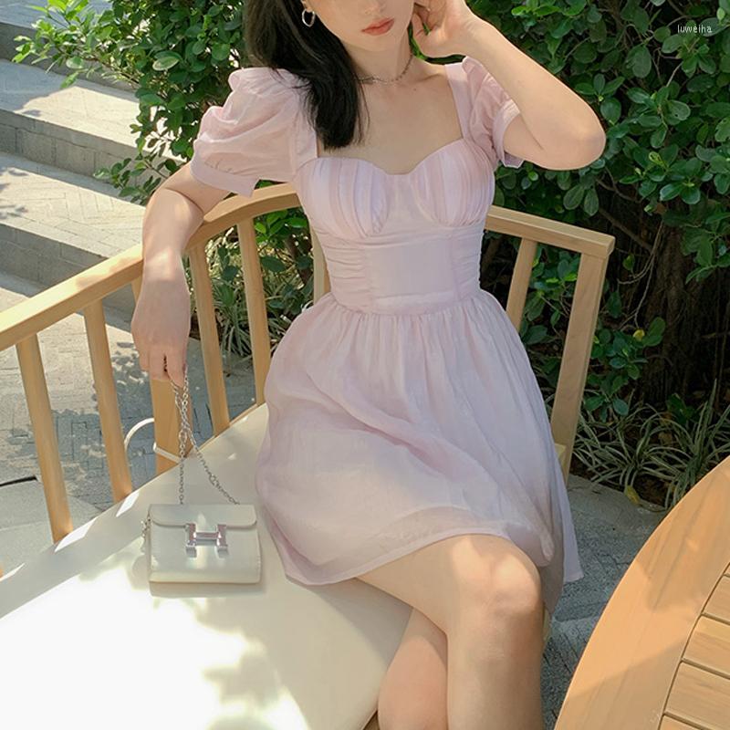 Casual Dresses Elegant Princess Fairy Dress Women 2022 Summer Hollow Out Design Korean Bandage Mini Sexy Backless For Party
Casual Dresses Elegant Princess Fairy Dress Women 2022 Summer Hollow Out Design Korean Bandage Mini Sexy Backless For Party