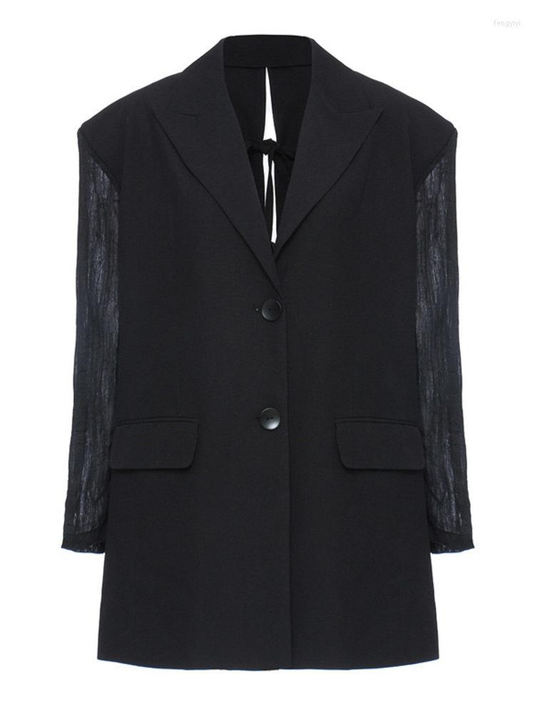 Women' Suits Black Blazer Women Loose Temperament 2022 Autumn Lapel Long Sleeve Single-breasted Solid Color Jacket Big Size
Women' Suits Black Blazer Women Loose Temperament 2022 Autumn Lapel Long Sleeve Single-breasted Solid Color Jacket Big Size