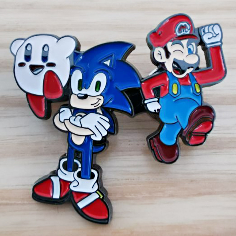 Games characters pin Cute Anime Movies Games Hard Enamel Pins Collect Metal Cartoon Brooch Backpack Hat Bag Collar Lapel Badges, As picture
Games characters pin Cute Anime Movies Games Hard Enamel Pins Collect Metal Cartoon Brooch Backpack Hat Bag Collar Lapel Badges, As picture