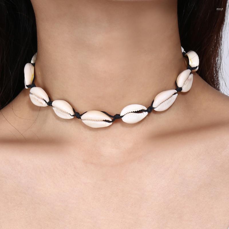 Choker Boho Black White Rope Chain Natural Shell Conch Necklace Women Simple Ocean Beach Jewelry Seashell Necklaces Girls Gifts
Choker Boho Black White Rope Chain Natural Shell Conch Necklace Women Simple Ocean Beach Jewelry Seashell Necklaces Girls Gifts