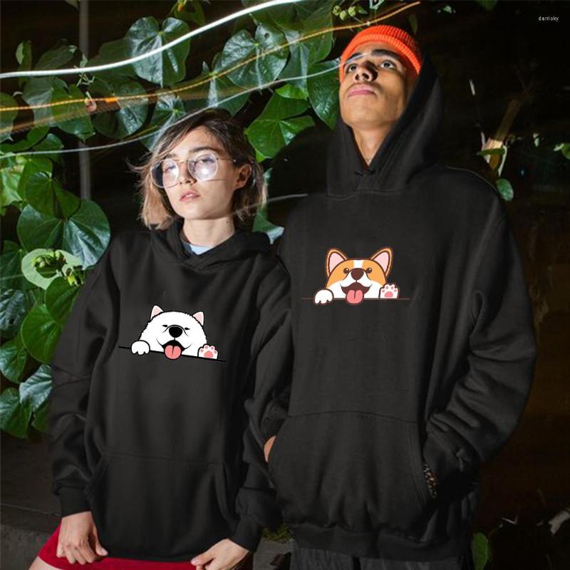 Men' Hoodies Couple Dog Printed Sweatshirts Women Autumn Winter Harajuku Y2k Oversized Male Hoody Dating Casual Clothing, White-style2
Men' Hoodies Couple Dog Printed Sweatshirts Women Autumn Winter Harajuku Y2k Oversized Male Hoody Dating Casual Clothing, White-style2