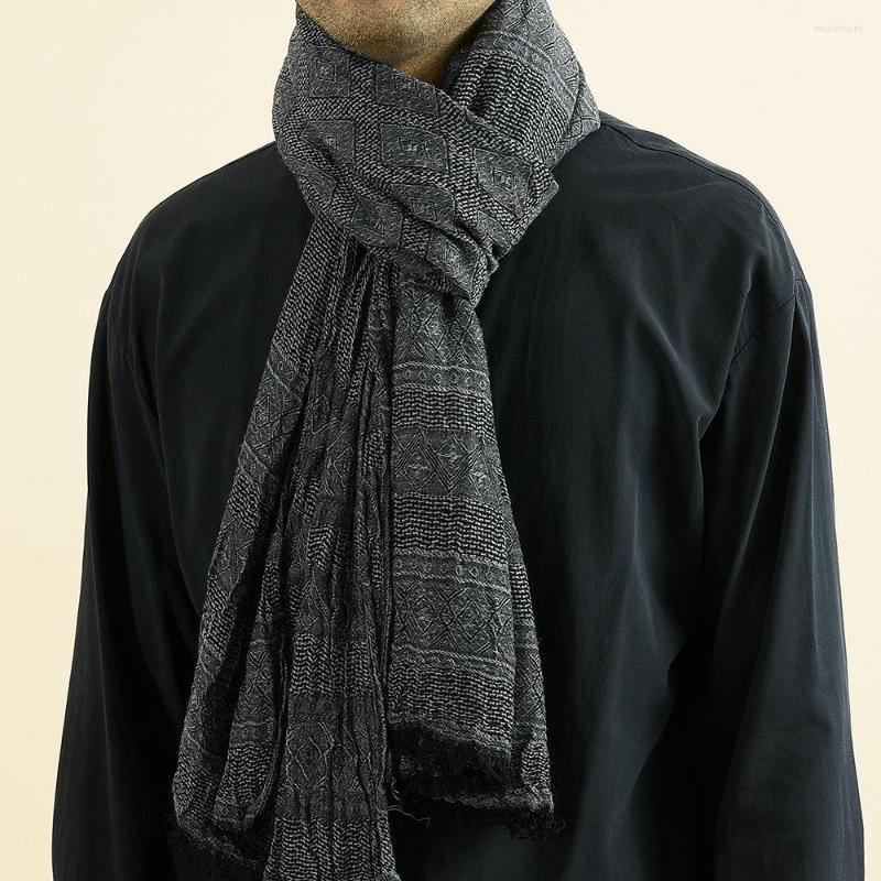 Scarves 74.8"X35.4" Cotton Casual Look Scarf For Men Autumn Winter Warm Dark Grain Argyle Fringe Wrinkled Hollow Long Shawl
Scarves 74.8"X35.4" Cotton Casual Look Scarf For Men Autumn Winter Warm Dark Grain Argyle Fringe Wrinkled Hollow Long Shawl