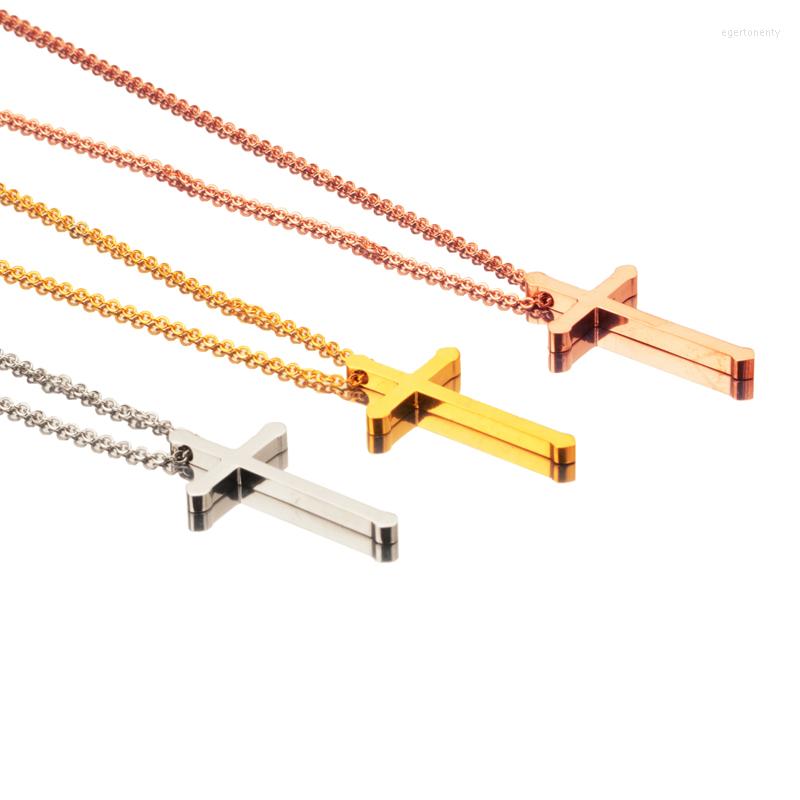 Pendant Necklaces Vintage Cross Necklace For Women 316L Stainless Steel Design Jewelry 20inch Silver/Gold/Rose Gold Color
Pendant Necklaces Vintage Cross Necklace For Women 316L Stainless Steel Design Jewelry 20inch Silver/Gold/Rose Gold Color