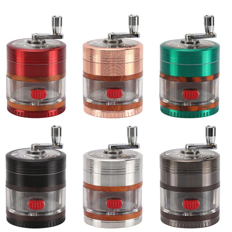 UPS Hand Crank 63mm Drawer Wood Grain Herb Smoke Tobacco Grinder Accessories Custom Logo
UPS Hand Crank 63mm Drawer Wood Grain Herb Smoke Tobacco Grinder Accessories Custom Logo