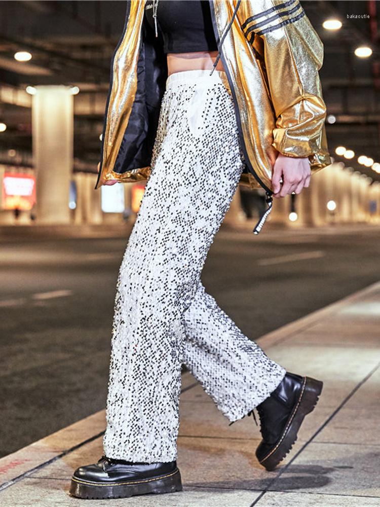 Men's Pants Men Sequin Casual Elastic Waist 2023 Autumn Summer Korean Fashion Loose Temperament Straight Trousers 2A2396, Black
Men's Pants Men Sequin Casual Elastic Waist 2023 Autumn Summer Korean Fashion Loose Temperament Straight Trousers 2A2396, Black