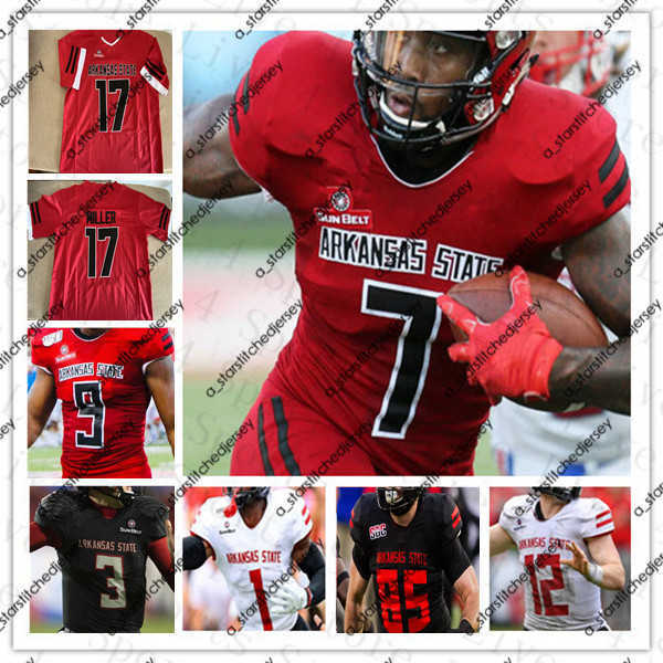 American College Football Wear NCAA College Arkansas State Red Wolves ARK Football Jerseys James Blackman Johnnie Lang Brian Snead AJ Mayer Seydou Traore Champ Flem, Men black
American College Football Wear NCAA College Arkansas State Red Wolves ARK Football Jerseys James Blackman Johnnie Lang Brian Snead AJ Mayer Seydou Traore Champ Flem, Men black
