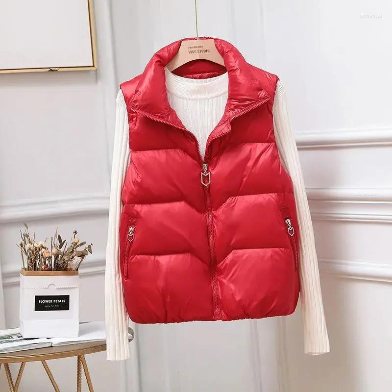 Women's Vests Down Cotton Vest Women Short Coat 2022 Autumn Winter Loose Padded Jacket Waistcoat Casual Puffer Female Outerwear, Red
Women's Vests Down Cotton Vest Women Short Coat 2022 Autumn Winter Loose Padded Jacket Waistcoat Casual Puffer Female Outerwear, Red