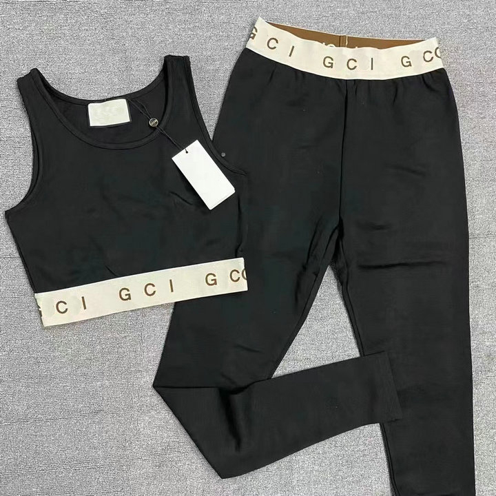2023 Women's Two Piece Pants New Spring/Summer/Spring/Autumn European Fashion High Waist Long Sleeve Letter Print Crop Top T-Shirt and Leggings Sports Yoga Sets, Black
2023 Women's Two Piece Pants New Spring/Summer/Spring/Autumn European Fashion High Waist Long Sleeve Letter Print Crop Top T-Shirt and Leggings Sports Yoga Sets, Black