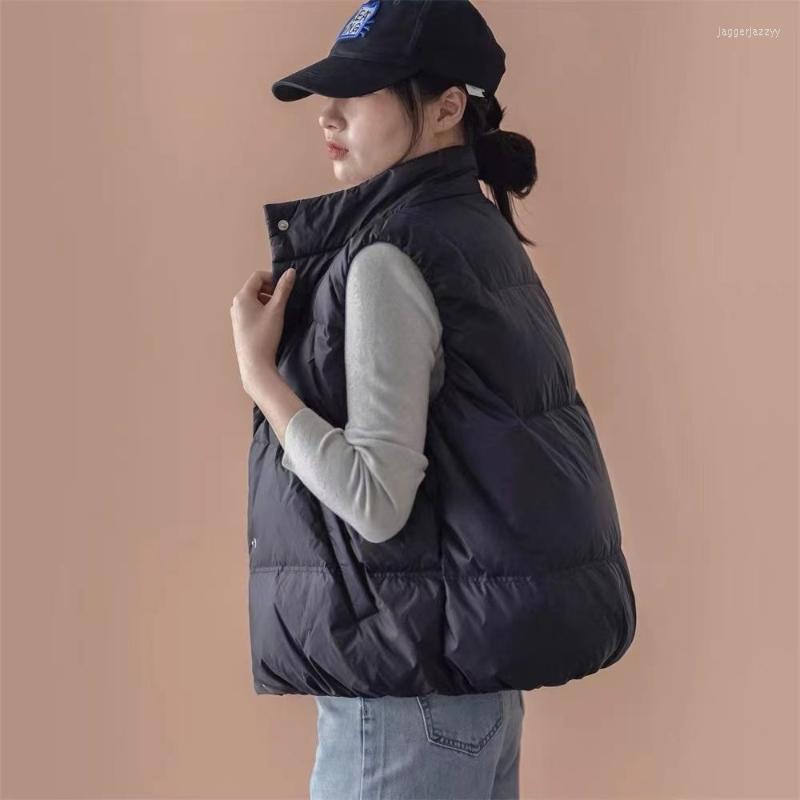 Women' Vests Women Winter Female Short Bright Color Vest Ladies Cotton Padded Sleeveless Coat Waterproof Thick Waistcoat G203, Black
Women' Vests Women Winter Female Short Bright Color Vest Ladies Cotton Padded Sleeveless Coat Waterproof Thick Waistcoat G203, Black