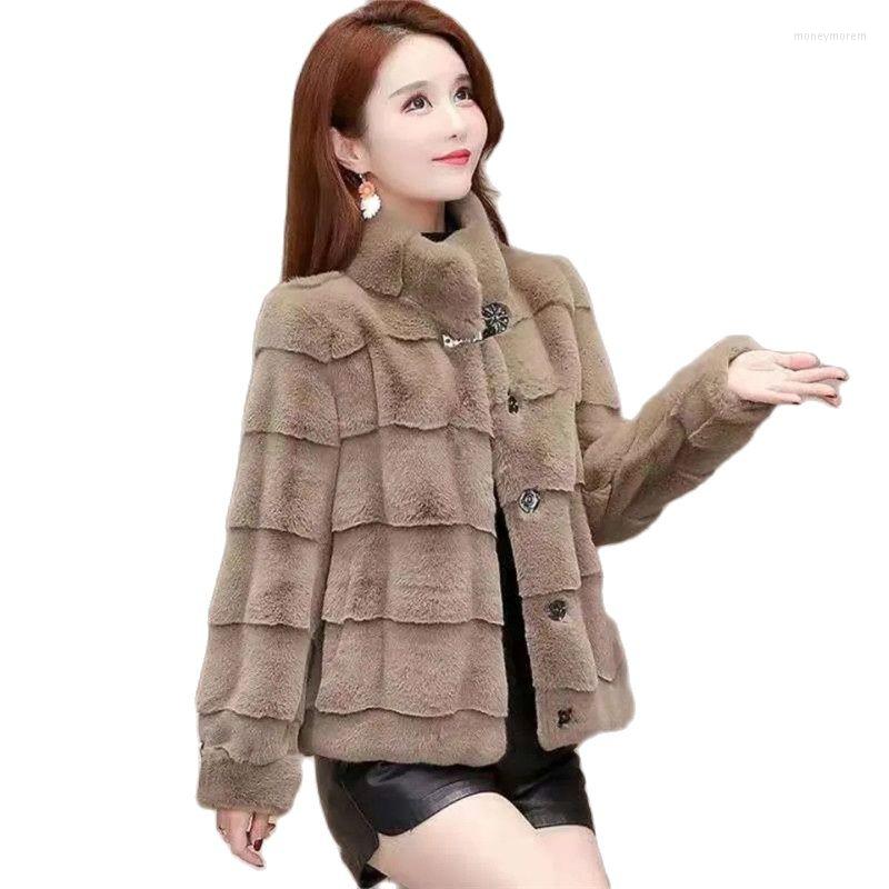 Women's Fur High Quality Faux Mink Coat Fashion Women's Winter Jacket Short Thickened Imitation Velvet Hairy Keep Warm Overcoat, Brown
Women's Fur High Quality Faux Mink Coat Fashion Women's Winter Jacket Short Thickened Imitation Velvet Hairy Keep Warm Overcoat, Brown