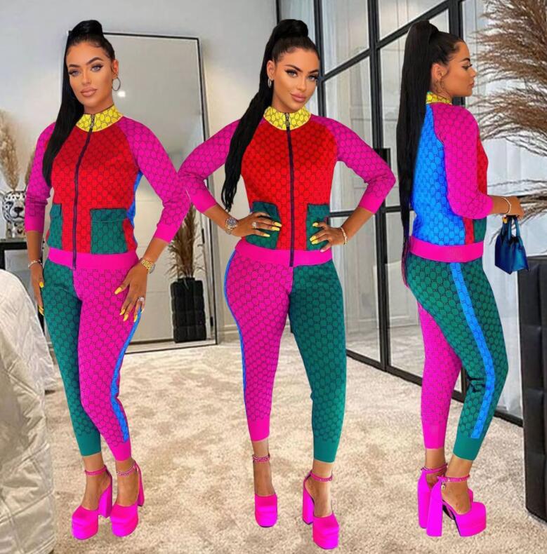 Women's Tracksuits Luxury 2 Piece Set Women Outfit LOVE Designer Letter Print stand collar Splicing Hoodies Sweatshirt Pants Tracksuit Streetwear suit, Customize
Women's Tracksuits Luxury 2 Piece Set Women Outfit LOVE Designer Letter Print stand collar Splicing Hoodies Sweatshirt Pants Tracksuit Streetwear suit, Customize