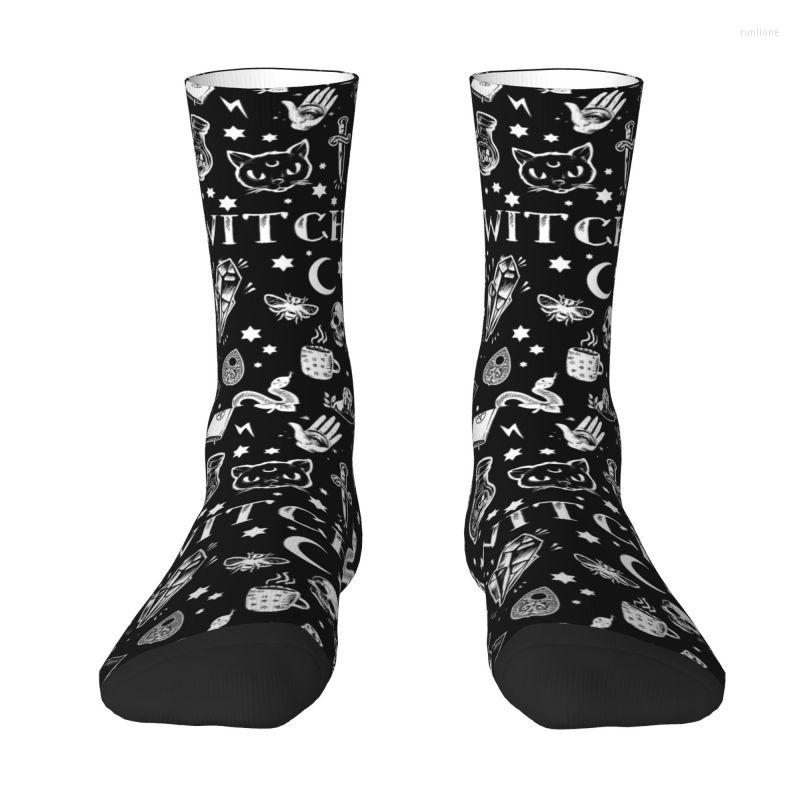 Men's Socks Novelty Printing Witch Pattern For Men Women Stretchy Summer Autumn Winter Halloween Occult Gothic Magic Crew, 23
Men's Socks Novelty Printing Witch Pattern For Men Women Stretchy Summer Autumn Winter Halloween Occult Gothic Magic Crew, 23