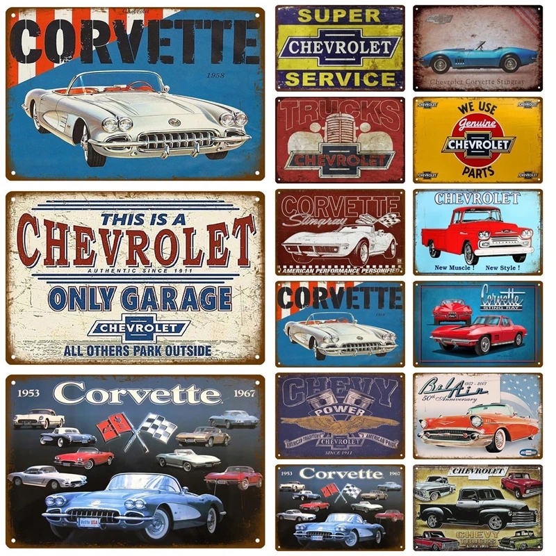 Corvette Metal Painting Poster Tin Sign Plate Wall Posters Vintage Retro Aesthetic Room Pub Club Decor Wall Art Decoration Man Cave 20cmx30cm Woo
Corvette Metal Painting Poster Tin Sign Plate Wall Posters Vintage Retro Aesthetic Room Pub Club Decor Wall Art Decoration Man Cave 20cmx30cm Woo