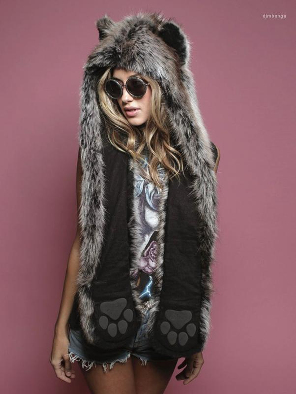 Berets Fuax Fur Plush Hat Scarf Glove Set Animal Snow Leopard Bear Wolf Tiger Lion Cosplay Winter Bomber Outdoor Ski Warm Cap
Berets Fuax Fur Plush Hat Scarf Glove Set Animal Snow Leopard Bear Wolf Tiger Lion Cosplay Winter Bomber Outdoor Ski Warm Cap