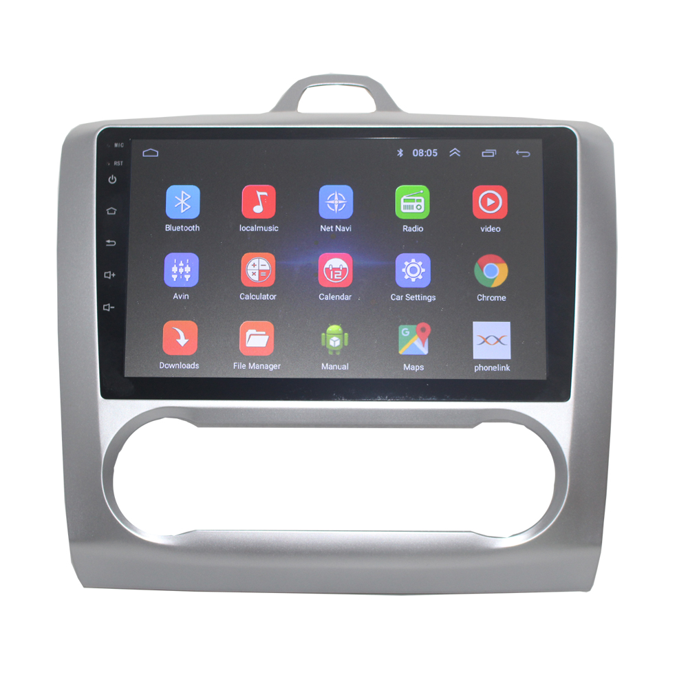 Multimedia Auto Audio 2G 32G Android 13 Car Stereo GPS Navigation For Ford Focus 2 3 Mk2 Mk3 2004 2005 2011