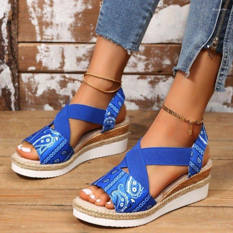 Dress Shoes Sandals Woman Summer 2022 Flock Print Peep Toe Weave Wedge Fashion Women Outdoor Beach Walk Casual Sandalias De Mujer, Black
Dress Shoes Sandals Woman Summer 2022 Flock Print Peep Toe Weave Wedge Fashion Women Outdoor Beach Walk Casual Sandalias De Mujer, Black