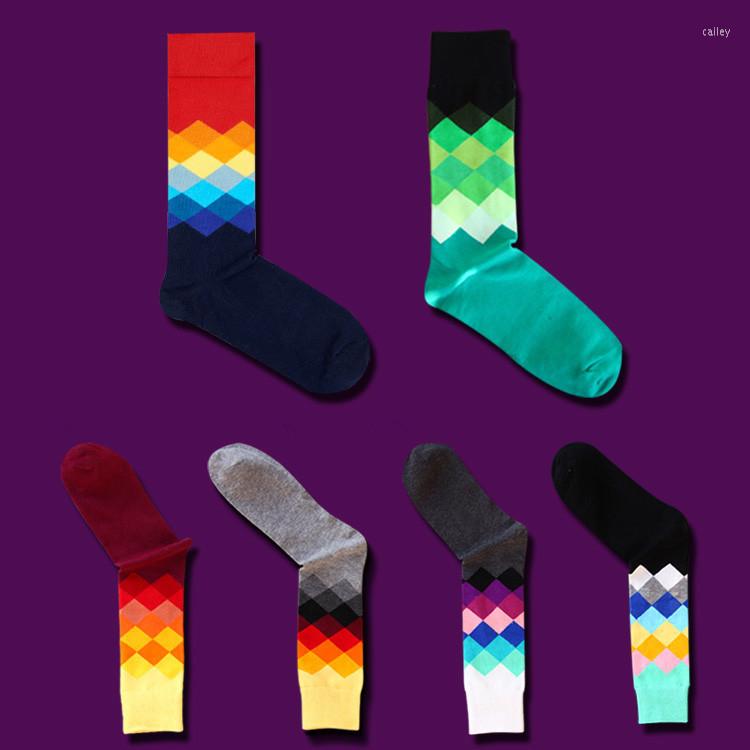 Men's Socks British Style Diamond Pattern Cotton And Comfortable Sweat Absorbing All-match, Black
Men's Socks British Style Diamond Pattern Cotton And Comfortable Sweat Absorbing All-match, Black