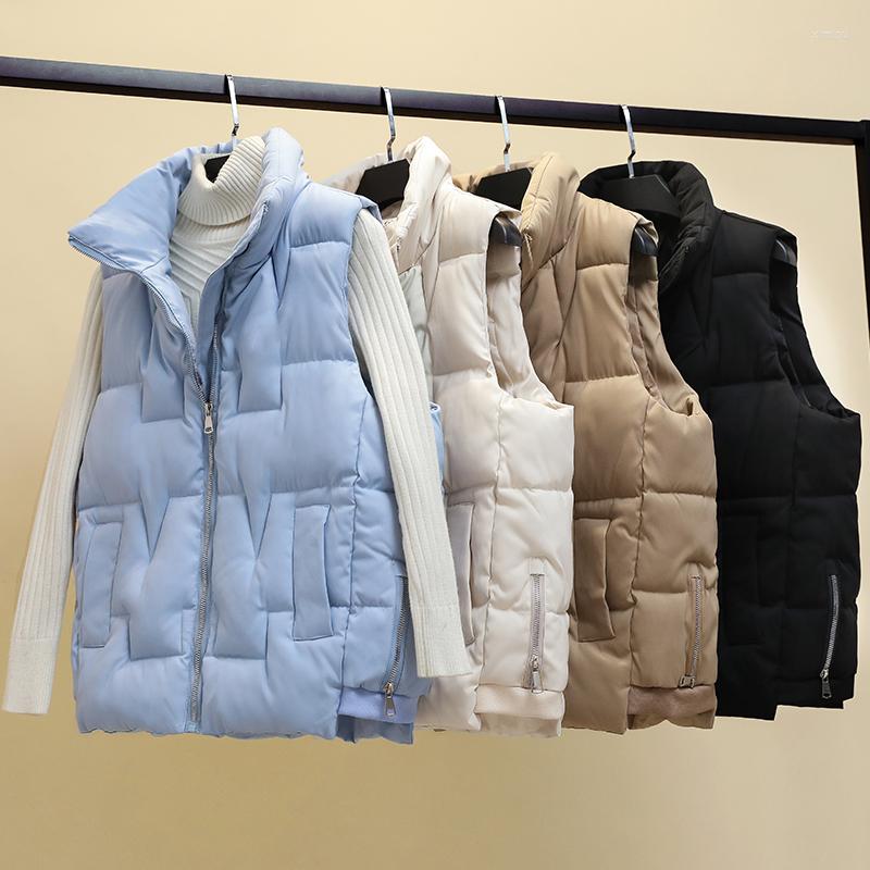 Women's Vests 2022 Autumn Winter Women Vest Solid Turn Down Collar Sleeveless Zipper Thick Warm Padded Coat Casual Female Waistcoat, Black
Women's Vests 2022 Autumn Winter Women Vest Solid Turn Down Collar Sleeveless Zipper Thick Warm Padded Coat Casual Female Waistcoat, Black
