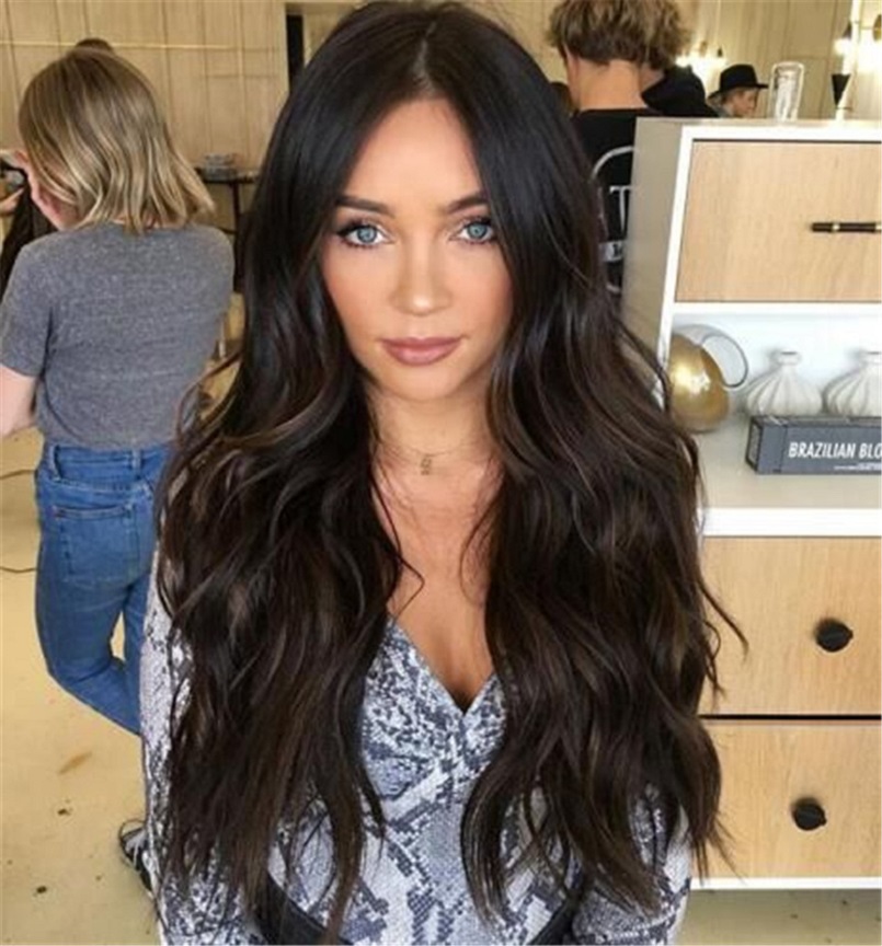 Europe and the United States ladies fashion black long wavy hair cosplay wig, Mix color
Europe and the United States ladies fashion black long wavy hair cosplay wig, Mix color