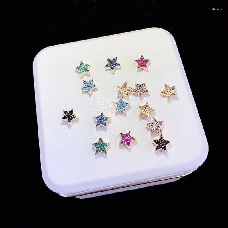 Charm Bracelets 10PCS ZYZ-B9713 Gold Color Charms Jewelry Star Spacer Connectors For DIY Bracelet Making CZ Crystal Micro Pave Findings
Charm Bracelets 10PCS ZYZ-B9713 Gold Color Charms Jewelry Star Spacer Connectors For DIY Bracelet Making CZ Crystal Micro Pave Findings