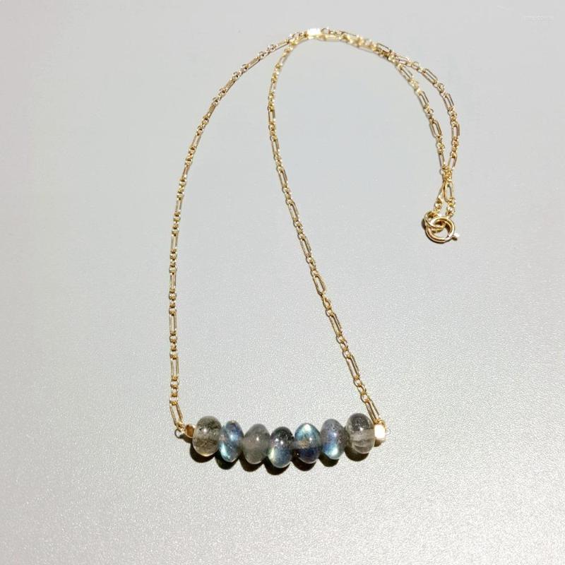 Chains Lii Ji Aurora Labradorite Necklace Natural Stone Elegant Chain 40cm/45cm Delicate Jewelry For Female Girl Friend Gift
Chains Lii Ji Aurora Labradorite Necklace Natural Stone Elegant Chain 40cm/45cm Delicate Jewelry For Female Girl Friend Gift