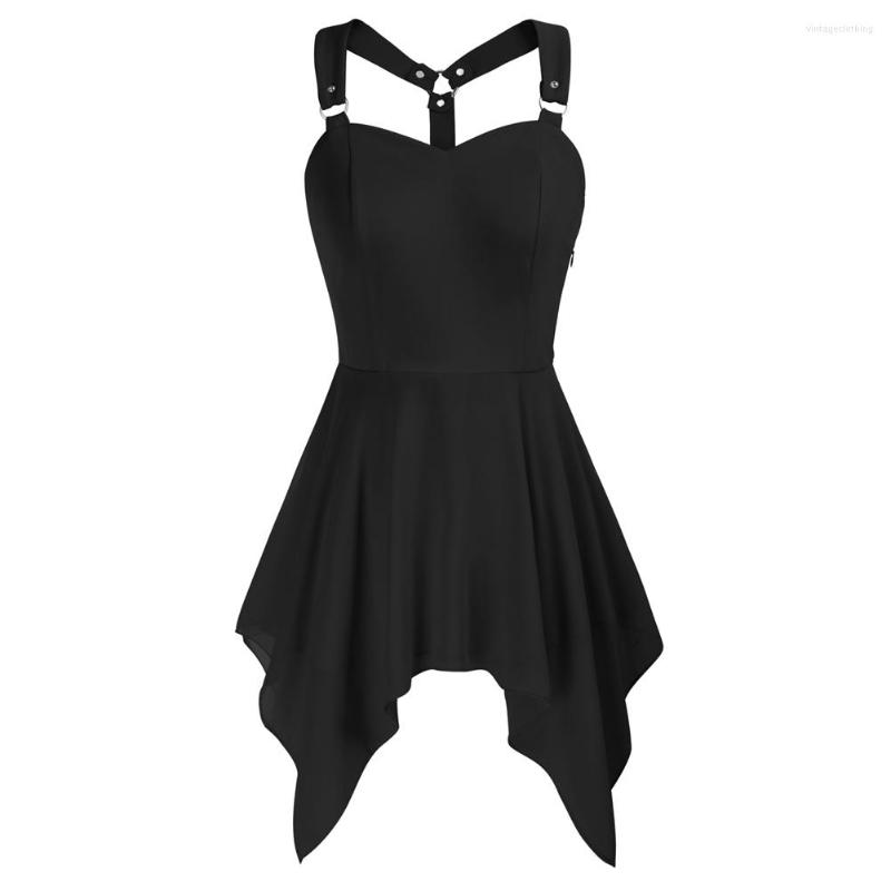 Women' Tanks SD Women Renaissance Chiffon Camis Dress Backless Solid Sleeveless Sweetheart Neck Irregular Hem Gothic Long Tops A30, Black
Women' Tanks SD Women Renaissance Chiffon Camis Dress Backless Solid Sleeveless Sweetheart Neck Irregular Hem Gothic Long Tops A30, Black