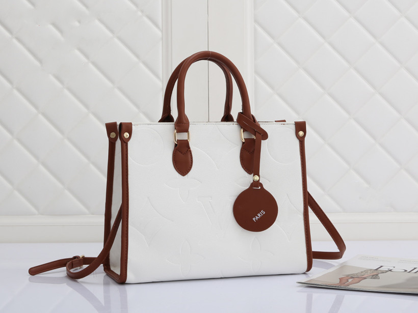 Designers Handbag Luxurys Bag handbags Monograms Ladies Chain ONTHEGO Shoulder Embossing Leather Evening Bags Cross body Totes luxurybag CC, White small flower
Designers Handbag Luxurys Bag handbags Monograms Ladies Chain ONTHEGO Shoulder Embossing Leather Evening Bags Cross body Totes luxurybag CC, White small flower