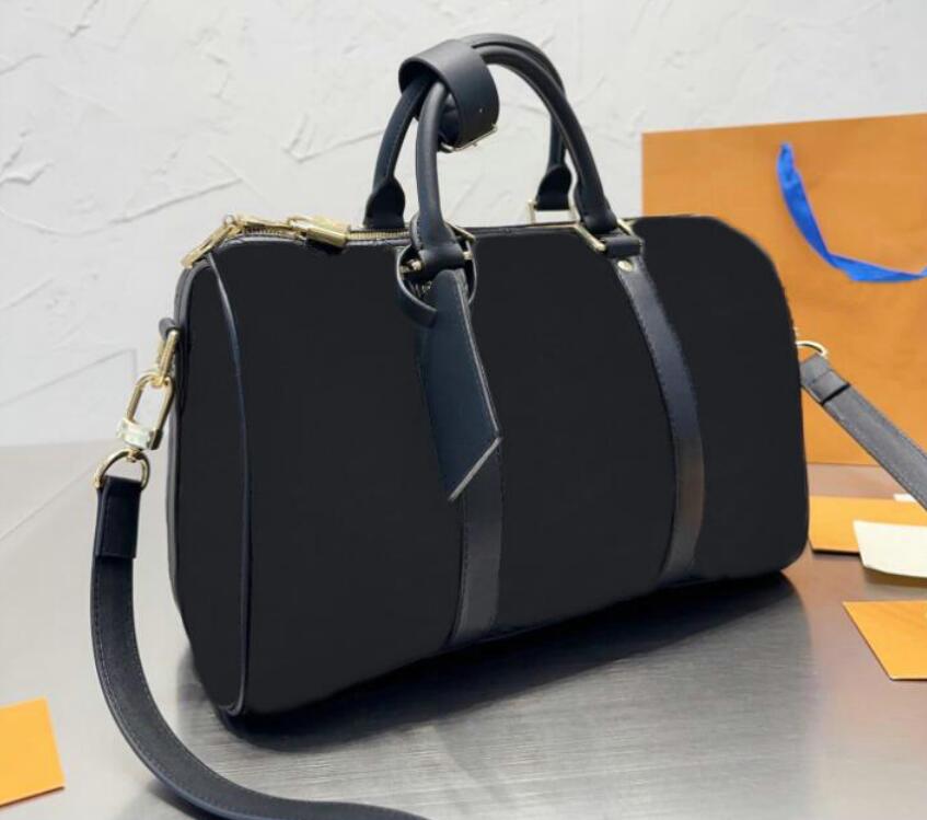 Designer Bags Medium Duffle Bag Embossed Genuine Leather Handbag Travel Luggage Large Capacity Tote Bags Golden Hardware Inside Zipper Pocket, Black embossing
Designer Bags Medium Duffle Bag Embossed Genuine Leather Handbag Travel Luggage Large Capacity Tote Bags Golden Hardware Inside Zipper Pocket, Black embossing