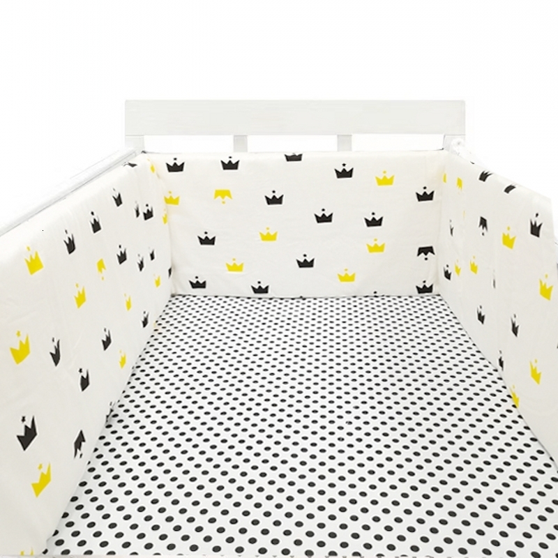 Bed Rails 20030cm Baby Crib Fence Cotton Protection Railing Thicken Bumper Onepiece Around Protector Room Decor 230823