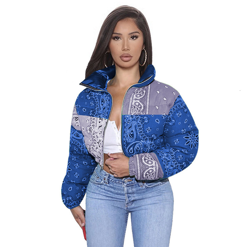 Women s Down Parkas Bandana Jackets Puffer Bubble Crop Coats Puff Ladies excellent Women Winter Fashion Girls 221205