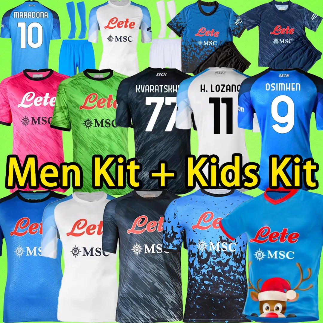 22 23 Napoli soccer jerseys MEN KIT KIDS SETS Maglia Naples 2022 2023 KVARATSKHELIA ZIELINSKI MARADONA MIN JAE football shirt Christmas LOZANO SSC Halloween Uniform, 22/23 third
22 23 Napoli soccer jerseys MEN KIT KIDS SETS Maglia Naples 2022 2023 KVARATSKHELIA ZIELINSKI MARADONA MIN JAE football shirt Christmas LOZANO SSC Halloween Uniform, 22/23 third