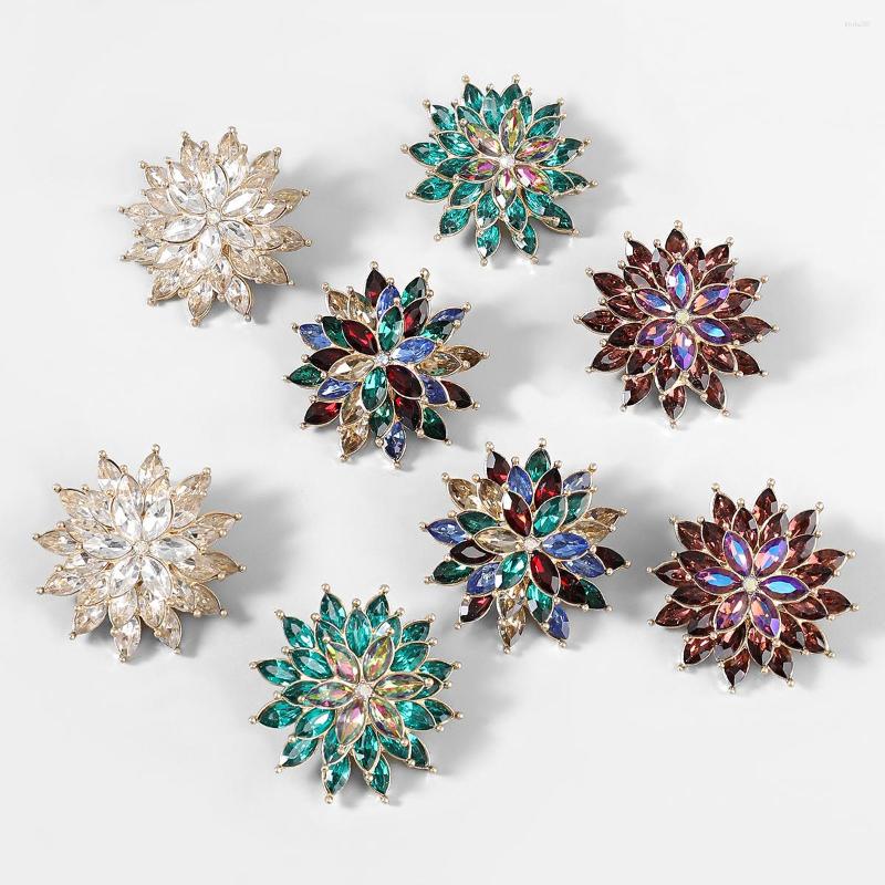 Stud Earrings Fashion Metal Rhinestone Flower Women's Exaggerated Party Accessories 
Stud Earrings Fashion Metal Rhinestone Flower Women's Exaggerated Party Accessories