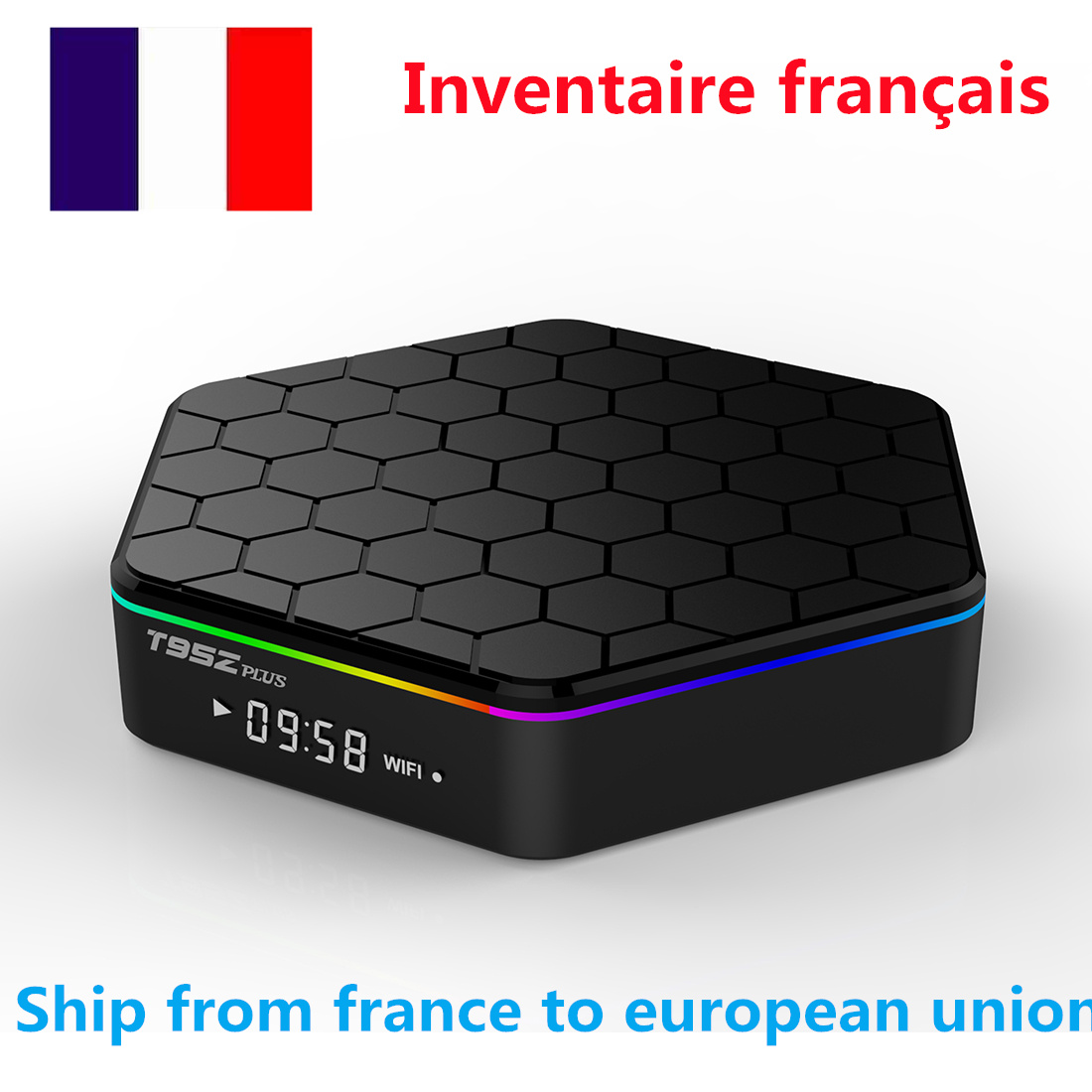 Ship from France T95Z PLUS TV Box Android 12 Allwinner H618 6K 2.4G 5G Wifi6 4GB 32GB 2GB 16GB BT5.0 Global Media Player Receiver