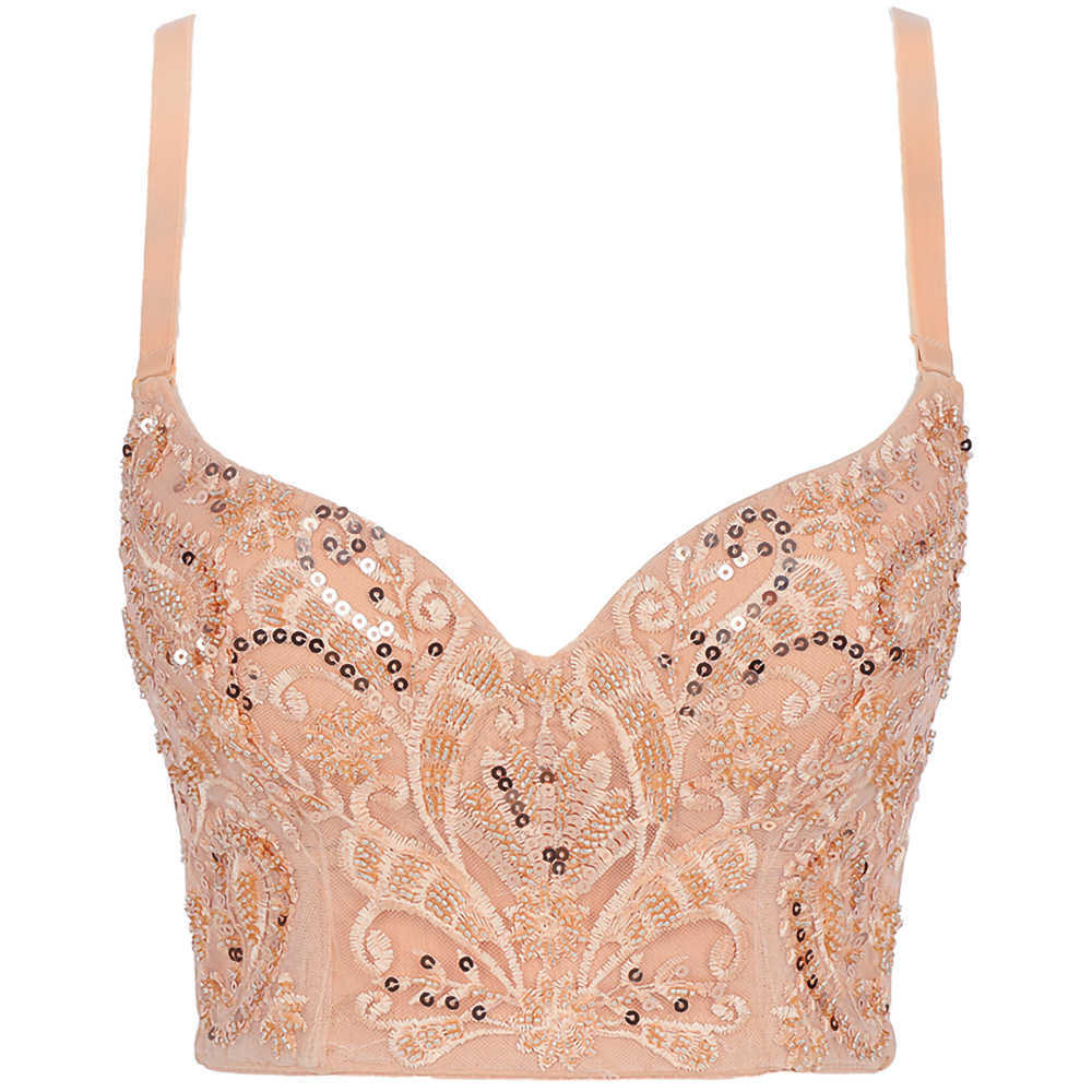 Sexy elastic body shaping bra women's Yoga embroidered Sequin vest suspender gathered together to wear French bra, Skin tone
Sexy elastic body shaping bra women's Yoga embroidered Sequin vest suspender gathered together to wear French bra, Skin tone